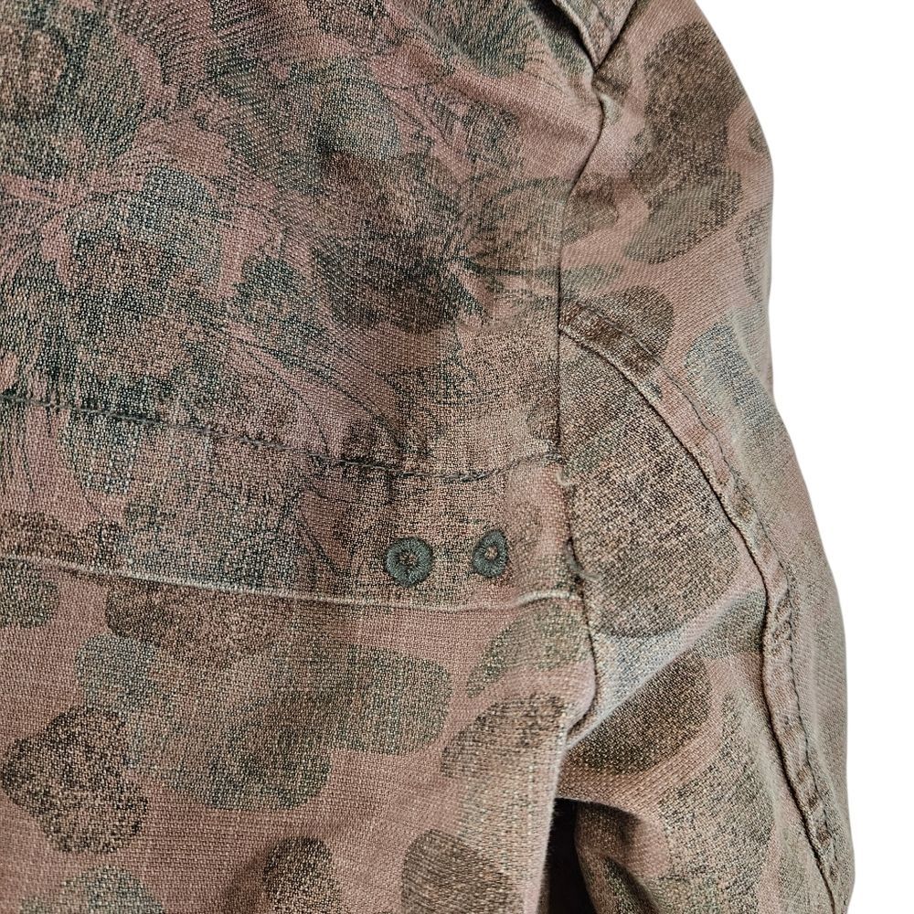 Anthropologie Hei Hei Floral Anorak Botanical Fatigue Jacket womens S - Picture 7 of 10